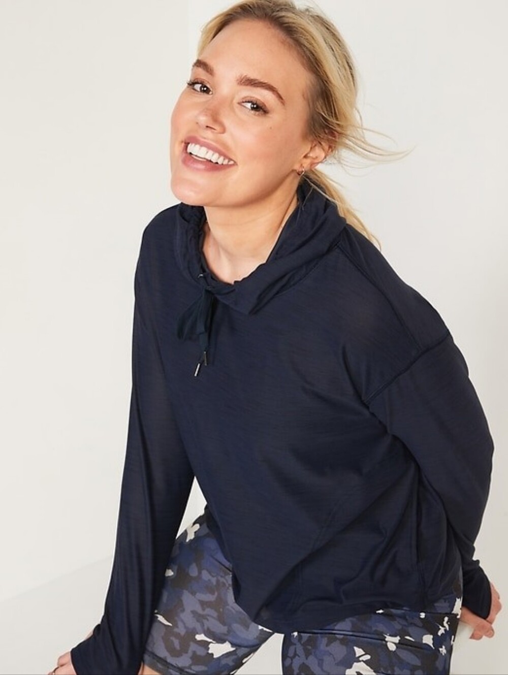 LIKE NEW | 'Breathe On' Activewear Hoodie | Size Medium Tall